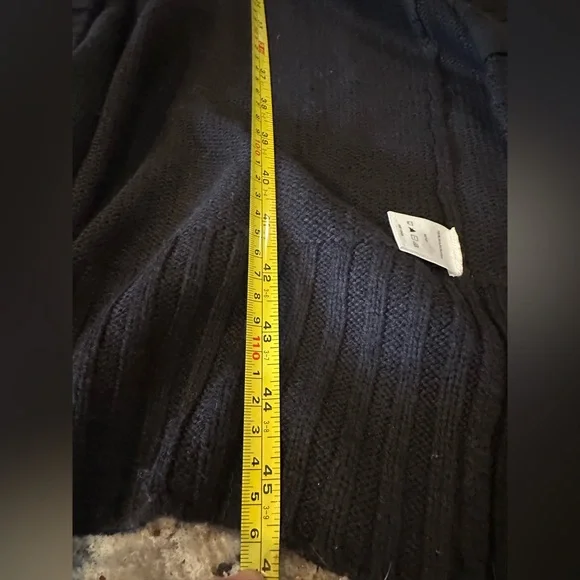 Venus Long Duster Cardigan Sweater Size Small Gold Button Captain Military - Picture 6 of 8